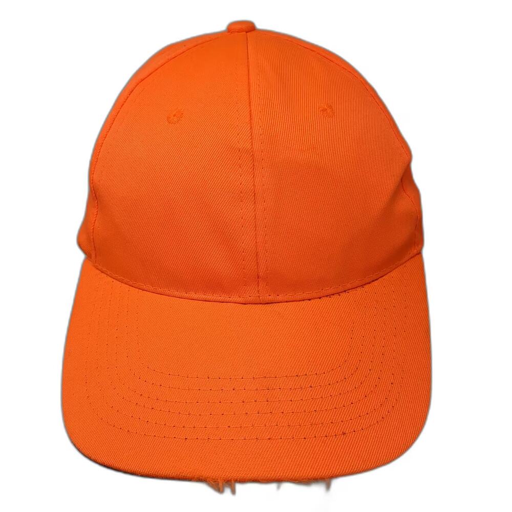 Allen Baseball Cap Hat Orange Black Strapback OS Adjustable Hunting Safety Gear